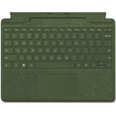 Surface pro 9 i7 12ma gen 16gb 256gb ssd forest + signature teclado huella  MICROSOFT