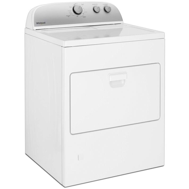 WGD4850HW Whirlpool 7.0 cu. ft. Top Load Gas Dryer with AutoDry™ Drying  System WHITE - Oliver Dyer's Appliance