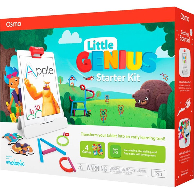 Osmo - Little Genius Starter Kit for iPad - Preschool - 4 Hands-On
