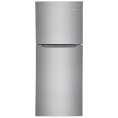 RCA - 10 Cu. ft Top-Freezer Apartment-Size Refrigerator - Stainless