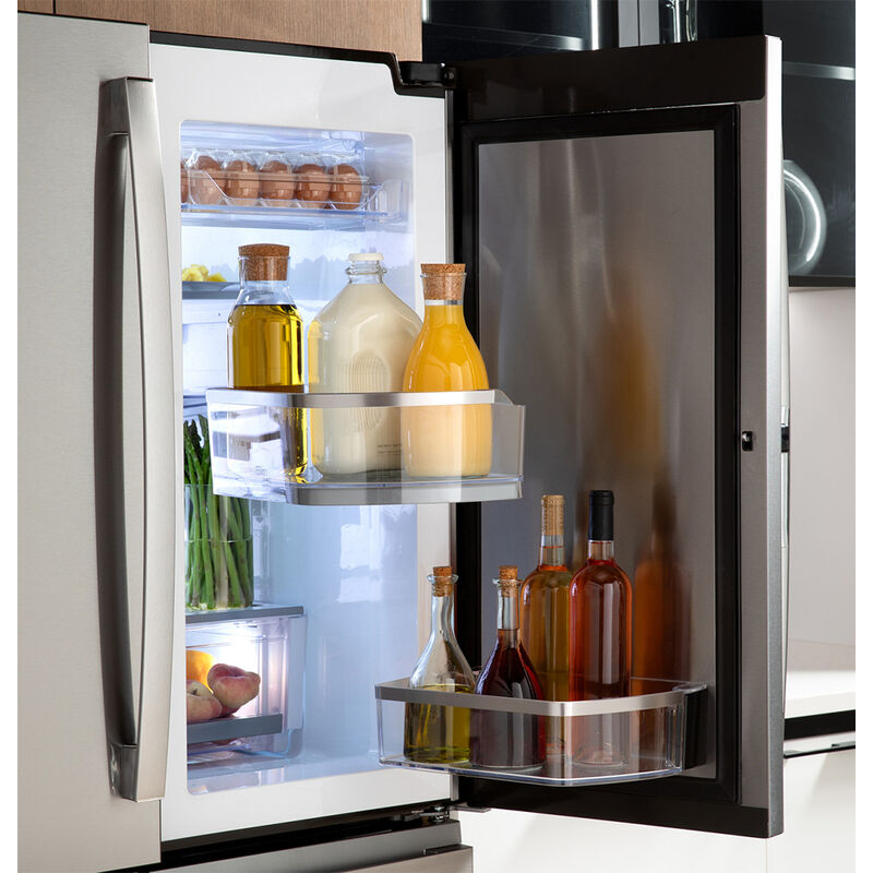 GE Profile Series 36 in. 28.0 cu. ft. Smart 4-Door French Door Refrigerator with Internal Water Dispenser - Fingerprint Resistant Stainless, , hires