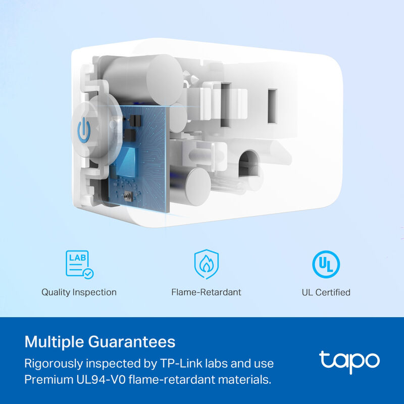 TP-Link - Tapo Smart Wi-Fi Plug Mini with Matter - White
