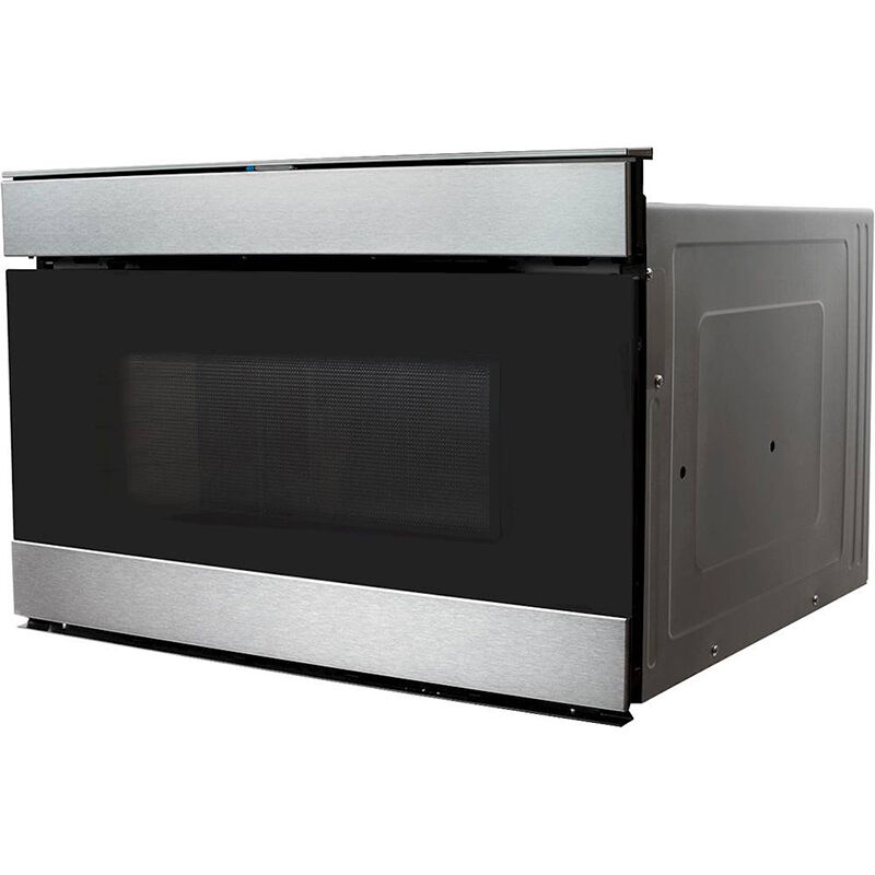 Sharp 24 in. 1.2 cu.ft Smart Microwave Drawer with 11 Power Levels & Sensor  Cooking Controls - Stainless Steel