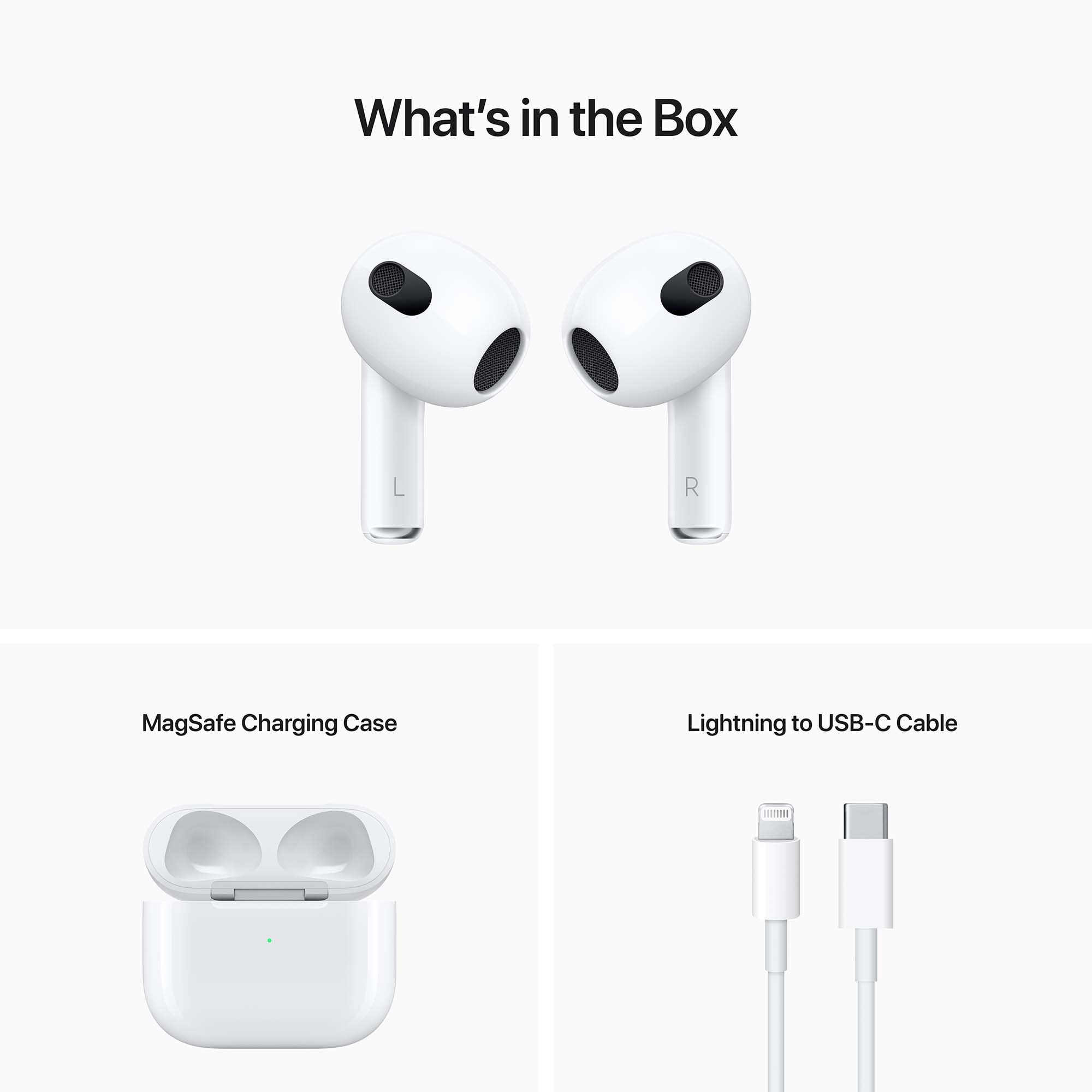 Apple - AirPods (3rd generation) with MagSafe Charging Case