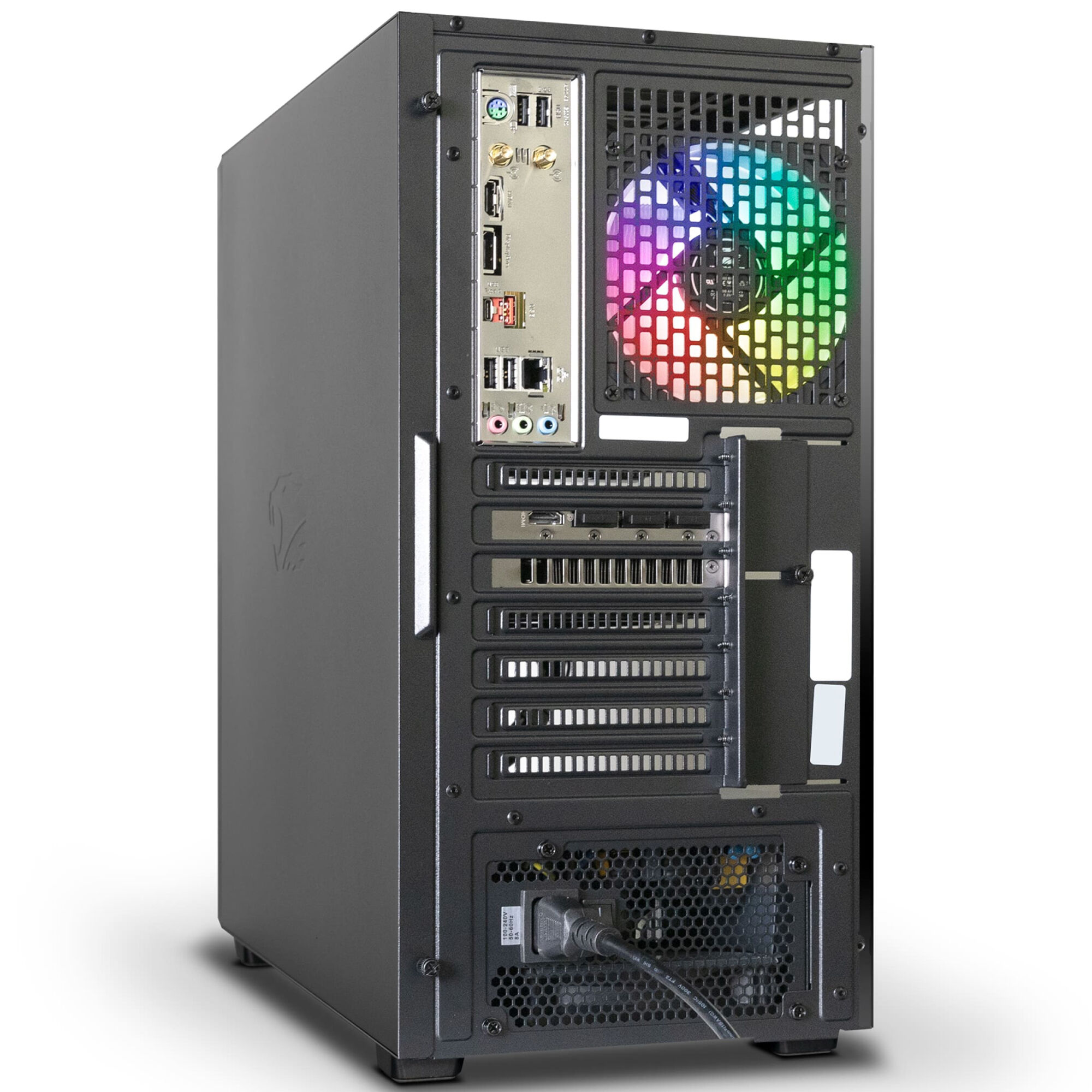 iBUYPOWER Gaming PC SlateMRI7N46T01 Intel Core i7 13700F 2.1 GHz (5.2 GHz  Max Turbo), NVIDIA GeForce RTX 4060Ti 8GB, 16GB DDR5 5200 MHz RAM, 