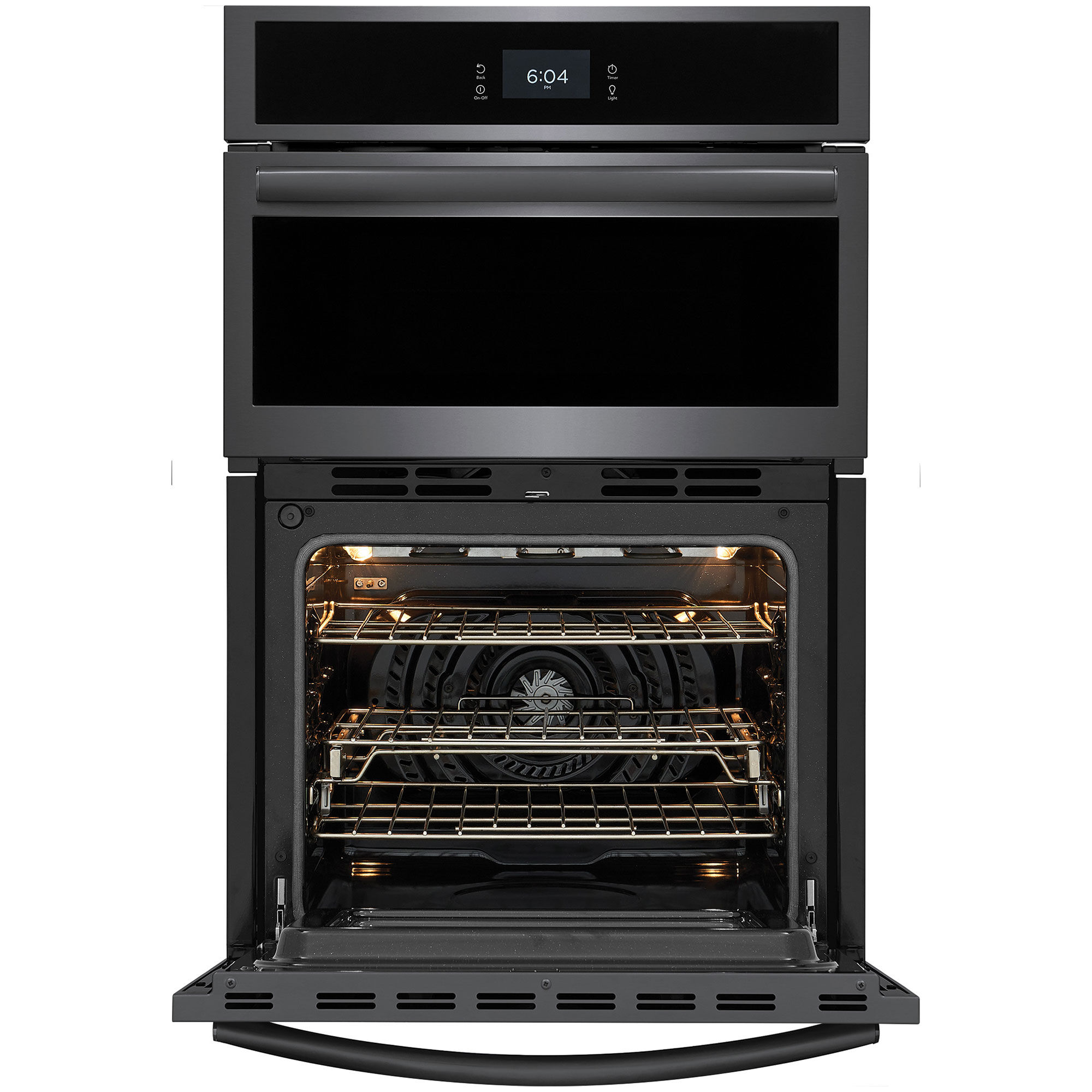 27 inch black stainless deals steel double wall oven