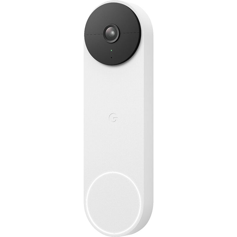 Google Nest Doorbell (Battery), Video Doorbell Camera, Wireless Doorbell  Security Camera, Snow 