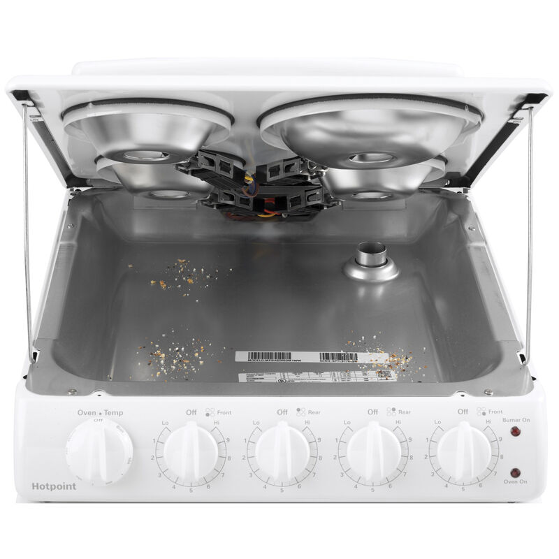 Hotpoint 20 Inch Electric Coil Top Range Stove in White 999349