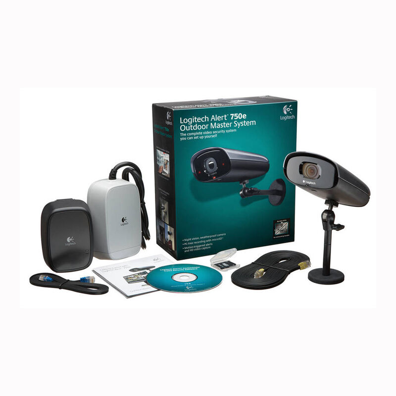 Alert 750e Outdoor Monitoring Camera Master System - Black