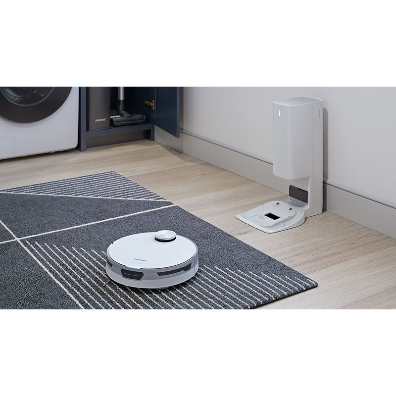 Samsung Jet Bot+ Robot Vacuum with Clean Station - White