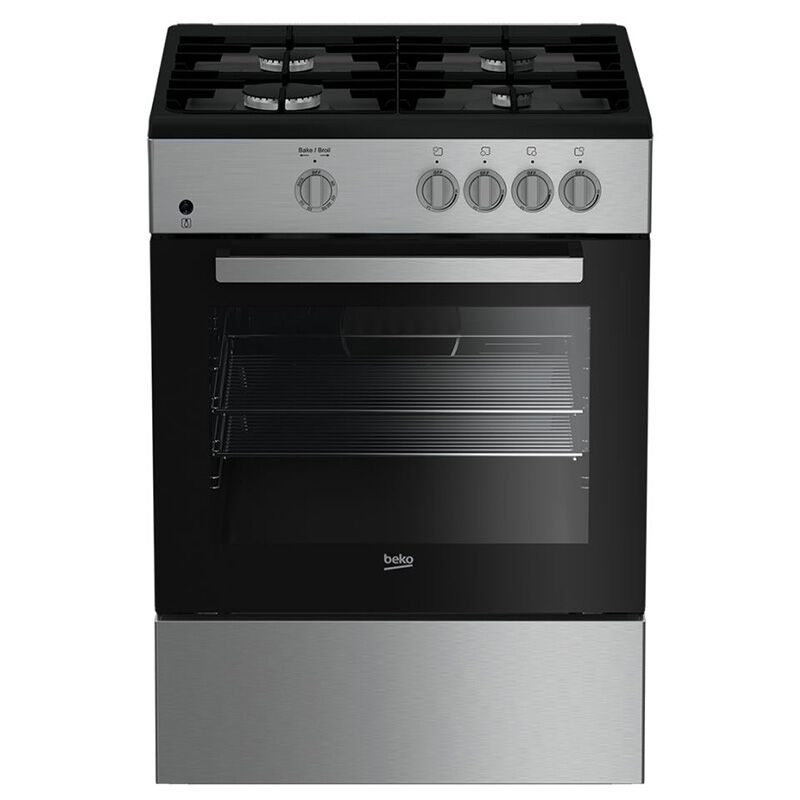 Beko 24 in. 2.5 cu. Richard Freestanding Son Burners & Range with Sealed Stainless Oven Steel Gas ft. 4 P.C. | 
