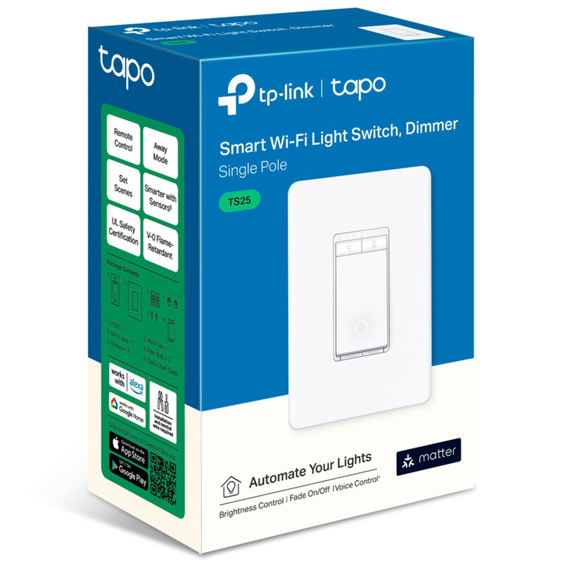TP-Link Tapo Matter Smart Plug with 4 Platforms - Alexa, Apple