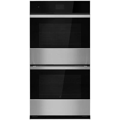 JennAir Noir 27" 8.6 Cu. Ft. Electric Wall Oven with Standard Convection & Self Clean - Floating Glass Black | JJW2827LM