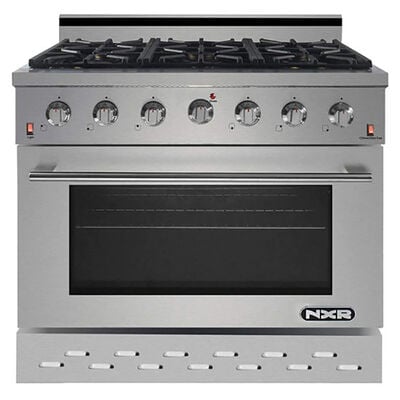 NXR 36 in. 5.5 cu. ft. Convection Oven Freestanding LP Gas Range with 6 Sealed Burners - Stainless Steel | SC3611LP