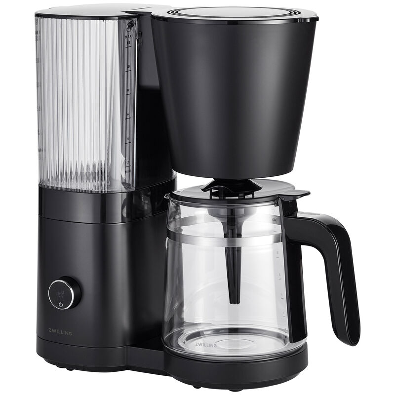 12-Cup Programmable Coffeemaker with Glass Carafe (Black
