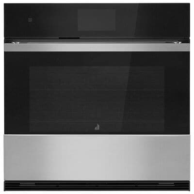 JennAir Noir 30" 5.0 Cu. Ft. Electric Smart Wall Oven with Dual Convection & Self Clean - Floating Glass Black | JJW3430LM