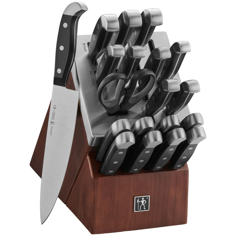 Henckels Statement Self-Sharpening Knife Set with Block - Stainless Steel, P.C. Richard & Son