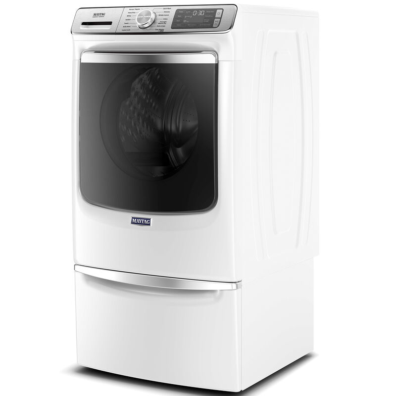 Maytag 15.5-in x 27-in Universal Laundry Pedestal (White) with Storage  Drawer in the Laundry Pedestals department at