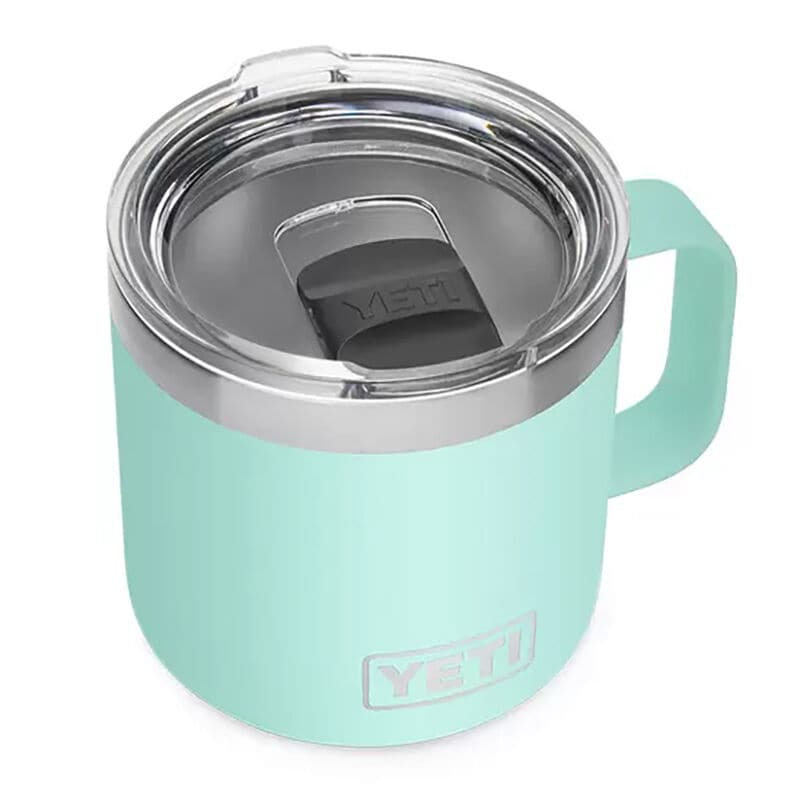 YETI Rambler 14 oz Mug with Magslider Lid - Seafoam