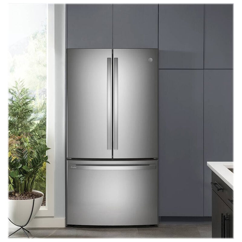 Ge profile stainless 2024 steel refrigerator