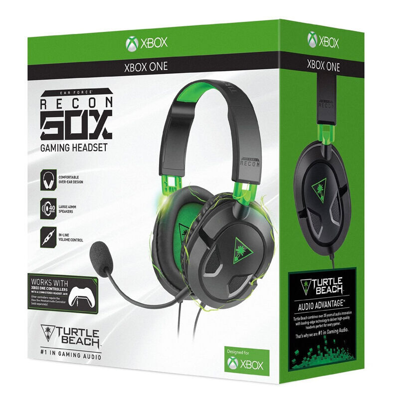 Turtle Beach Ear Force Recon 50X Gaming Headset for XBOX SERIES X & XBOX  ONE | PS4, PS4 Pro, & PS5 | NINTENDO SWITCH | MOBILE - Black