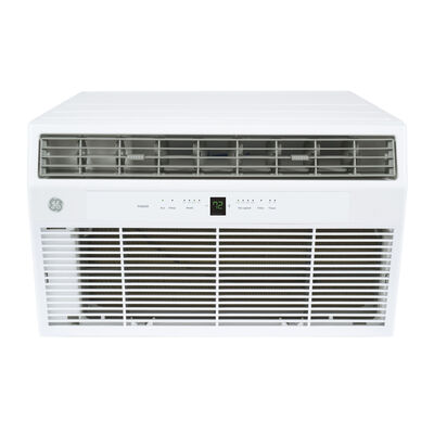 GE 10,000 BTU Through-the-Wall Air Conditioner with 3 Fan Speeds, Sleep Mode & Remote Control - White | AKCQ10DCH