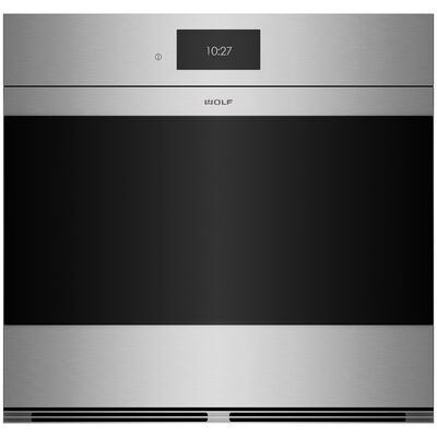 Wolf M Series 30 in. 5.1 cu. ft. Electric Smart Wall Oven with Dual Convection & Self Clean - Stainless Steel | SO3050CM/S