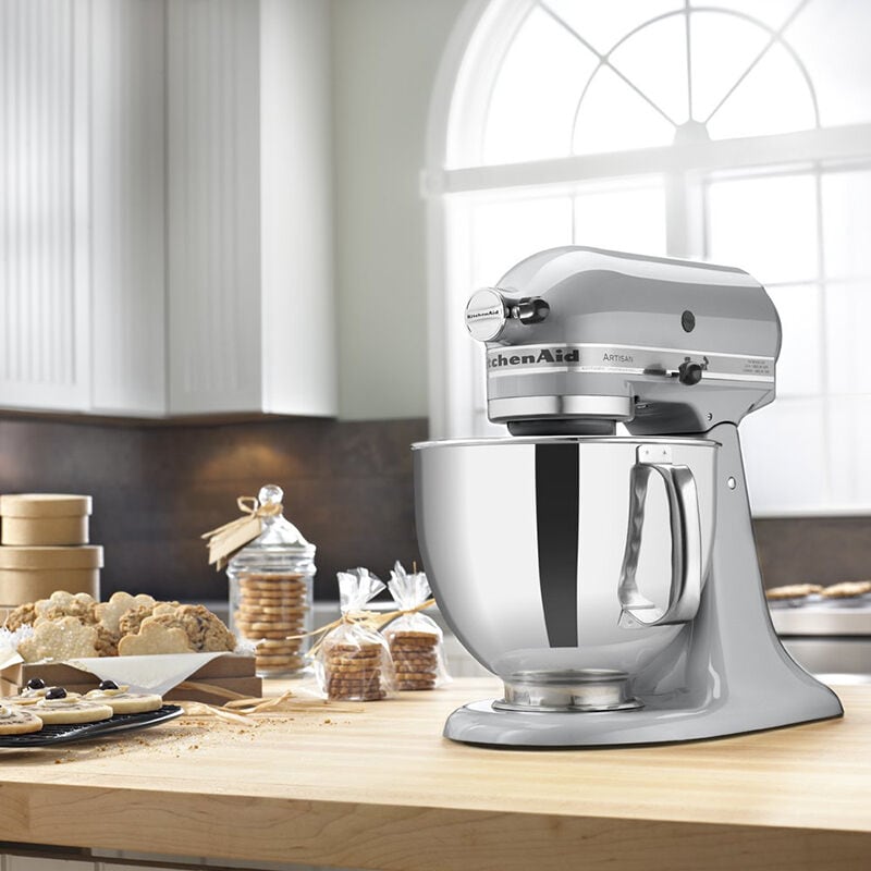 metallic chrome kitchenaid mixer