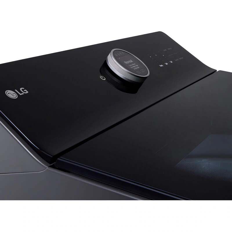 LG 27 in. 5.5 cu. ft. Smart Top Load Washer with EasyUnload, ezDispense, TurboWash3D Technology & AI Sensing - Matte Black, , hires