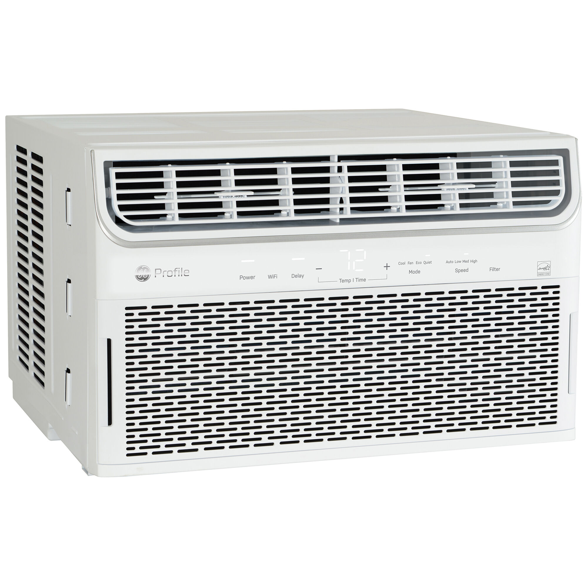 GE Profile 10,100 BTU Smart Energy Star Window Air Conditioner with  Inverter, 4 Fan Speeds & Remote Control - White