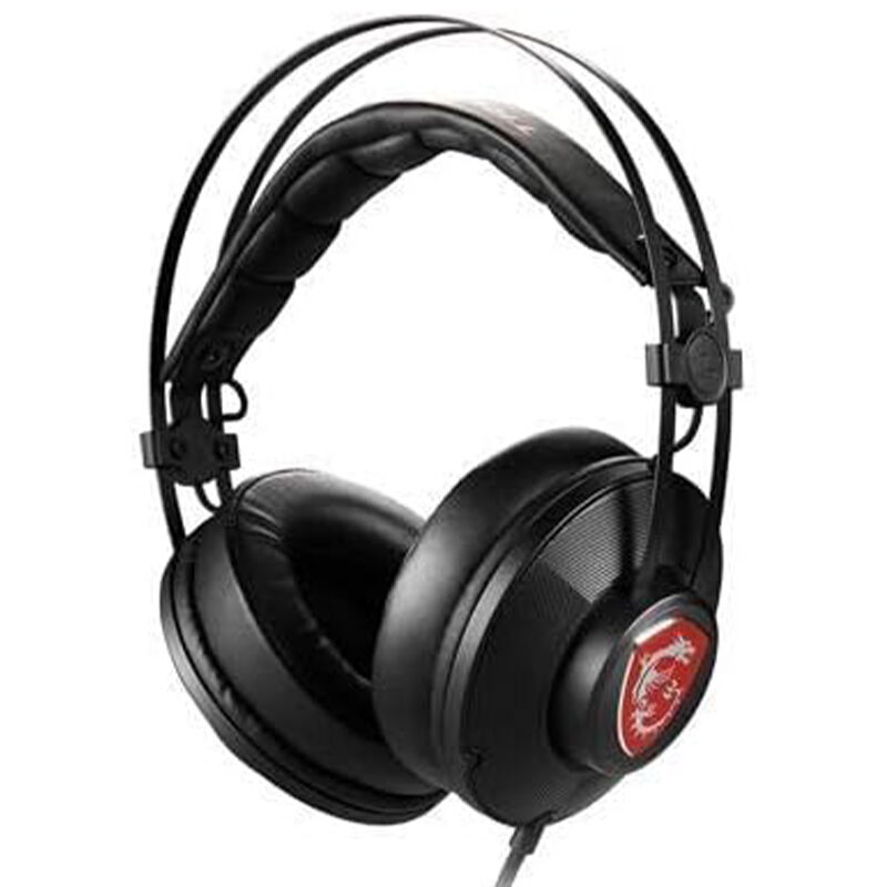 MSI H991 Wired PC Gaming Headset, Built-in Microphone, Noise