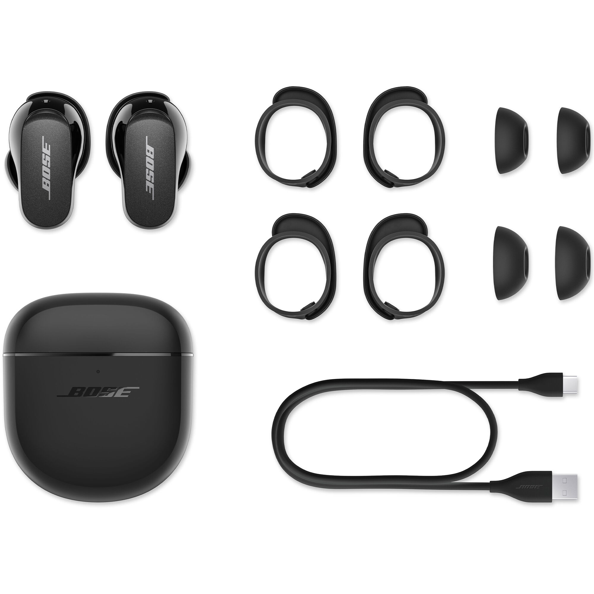 Bose QuietComfort Noise Cancelling Earbuds 2 - Triple Black