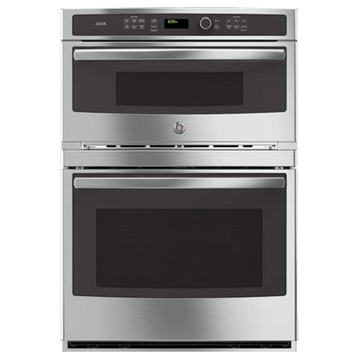 GE Profile 30" 6.7 Cu. Ft. Electric Double Wall Oven with True European Convection & Self Clean - Stainless Steel | PT9800SHSS