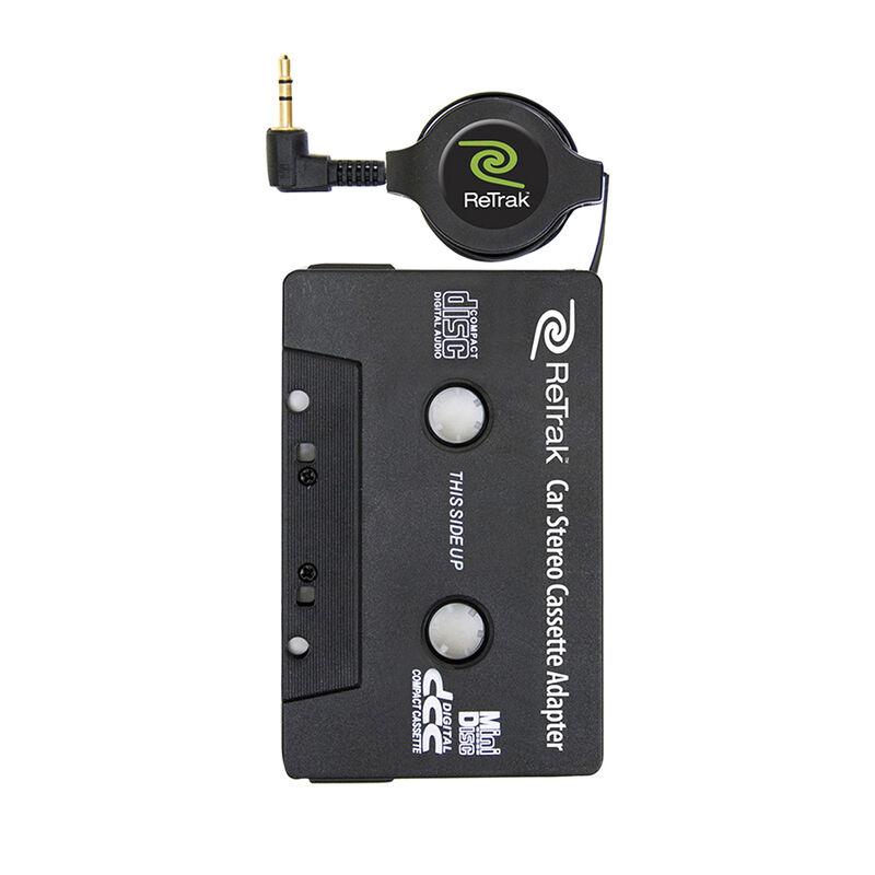 Emerge Technologies Retractable Car Stereo Cassette Adapter for iPod/MP3