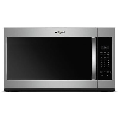 Whirlpool 30" 1.7 Cu. Ft. Over-the-Range Microwave with 10 Power Levels & 300 CFM - Fingerprint Resistant Stainless Steel | WMH31017HZ