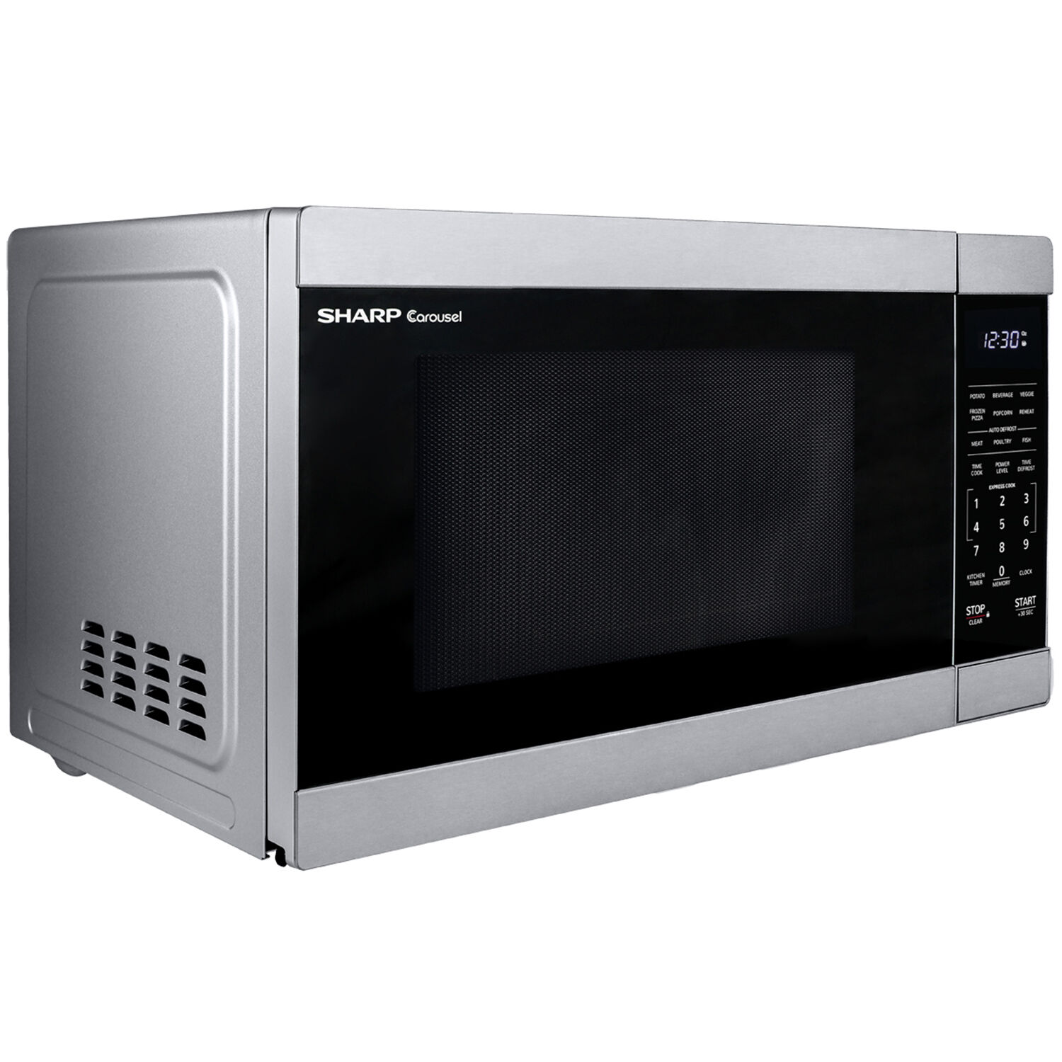 Sharp 21 in. 1.1 cu. ft. Countertop Microwave with 11 Power Levels -  Stainless Steel