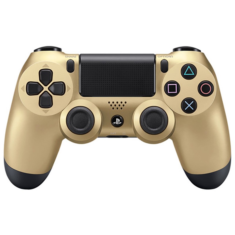 gold ps4 controller