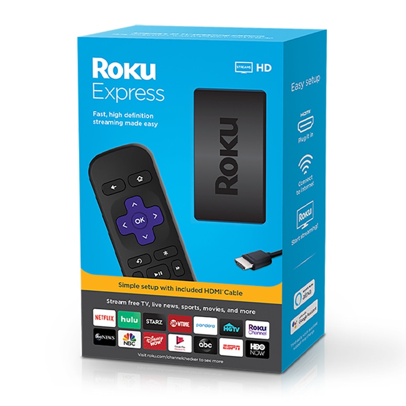 ROKU Express 1080p Streaming Media Player - Black | PCRichard.com | 3930R