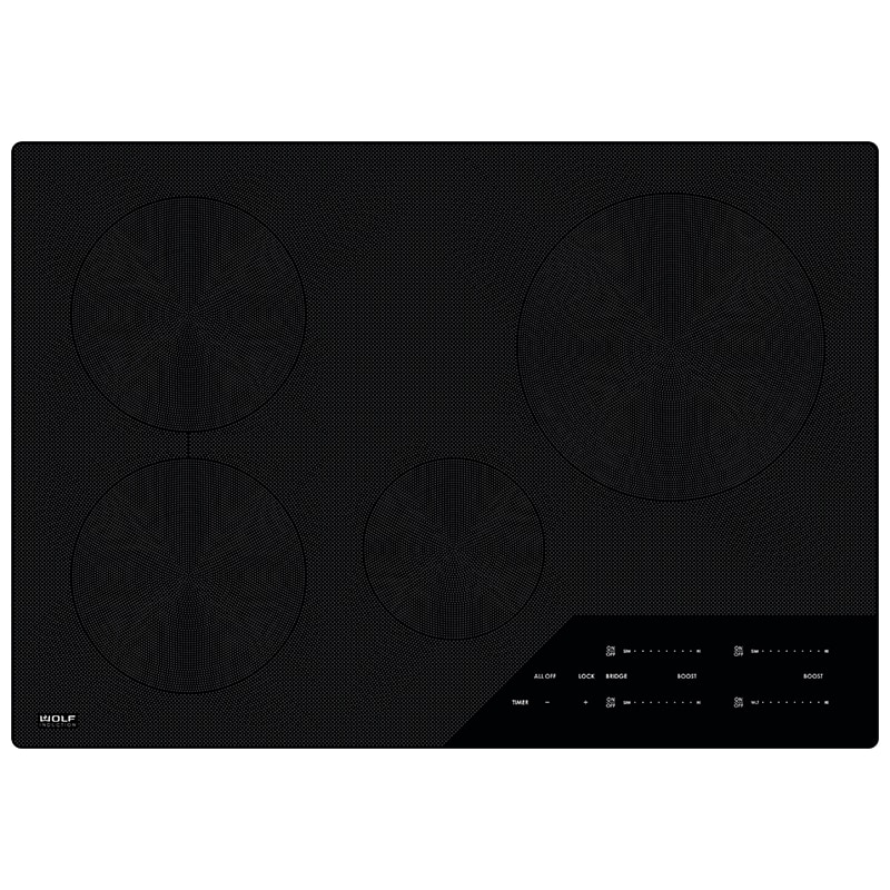 Wolf 30 Induction Cooktop Cooktop With 4 Burners Black