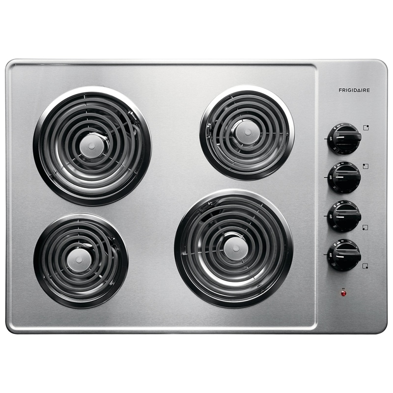 Frigidaire 30 Electric Cooktop With 4 Burners Stainless Steel