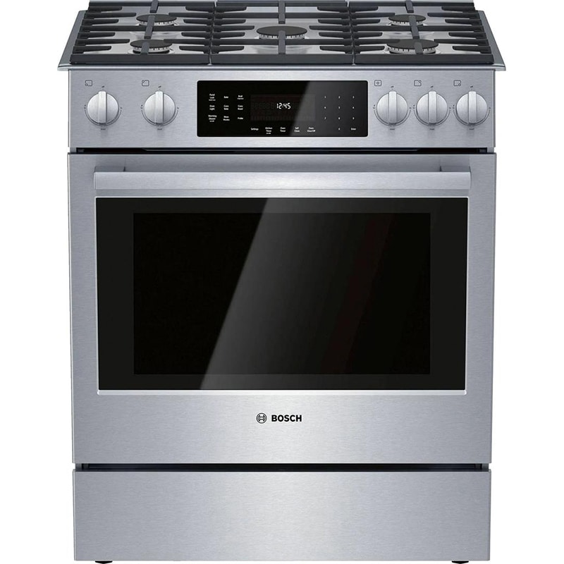 Bosch Benchmark 30 Slide In Gas Range Stainless Steel