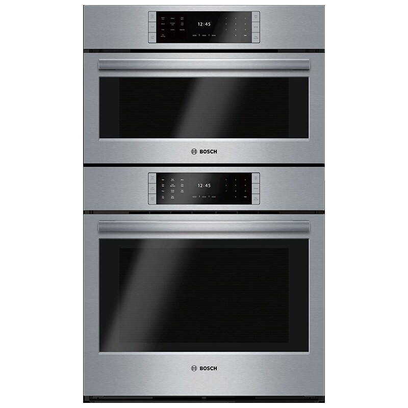 Bosch Benchmark Series 30 Steam Double Wall Oven Stainless