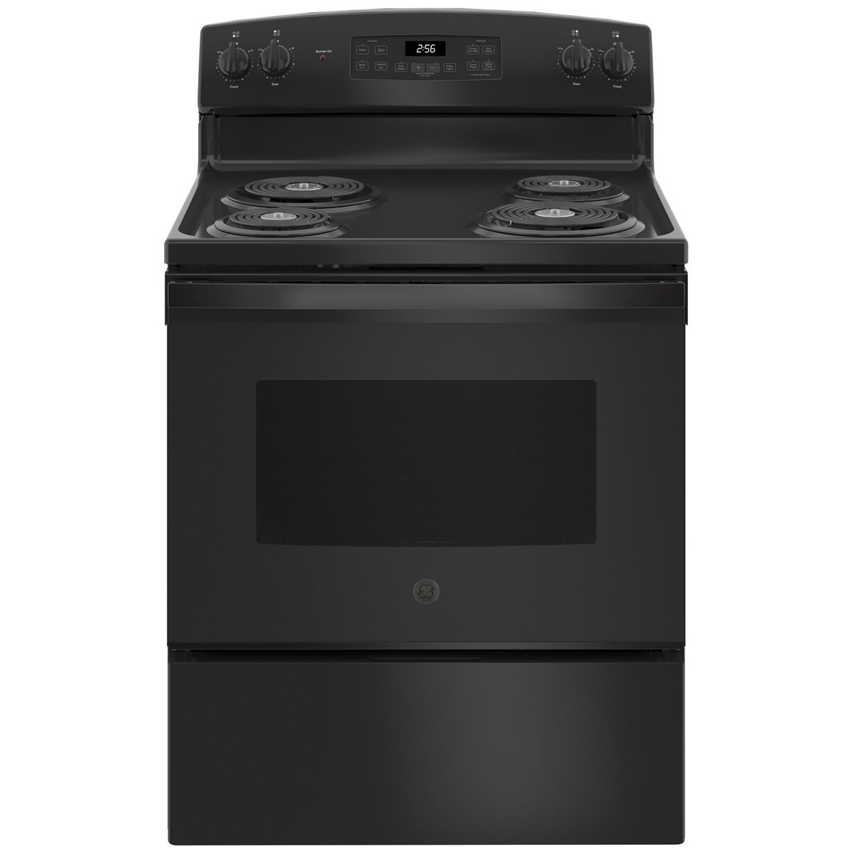 Ge 30 4 Burner Freestanding Electric Range Black Pcrichard