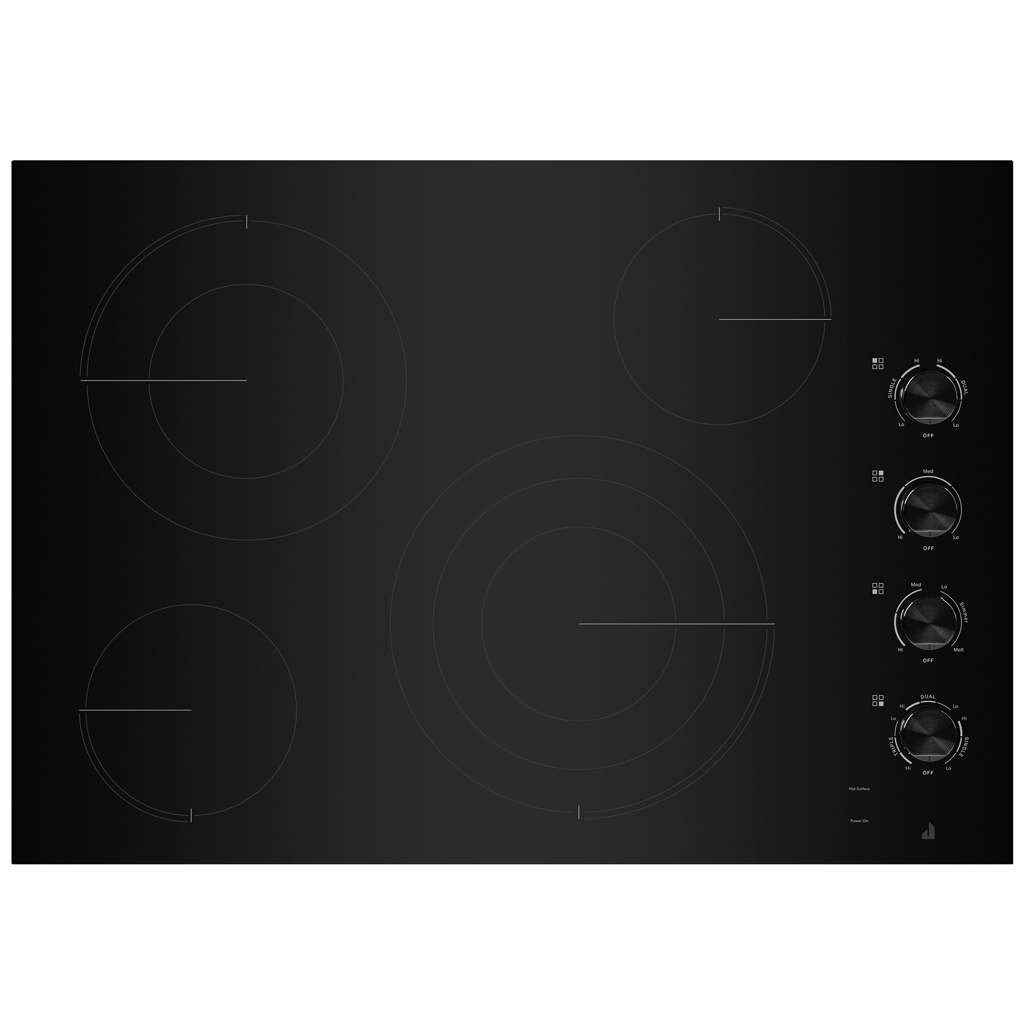 Jennair 30 Electric Cooktop With 4 Burners Black Pcrichard