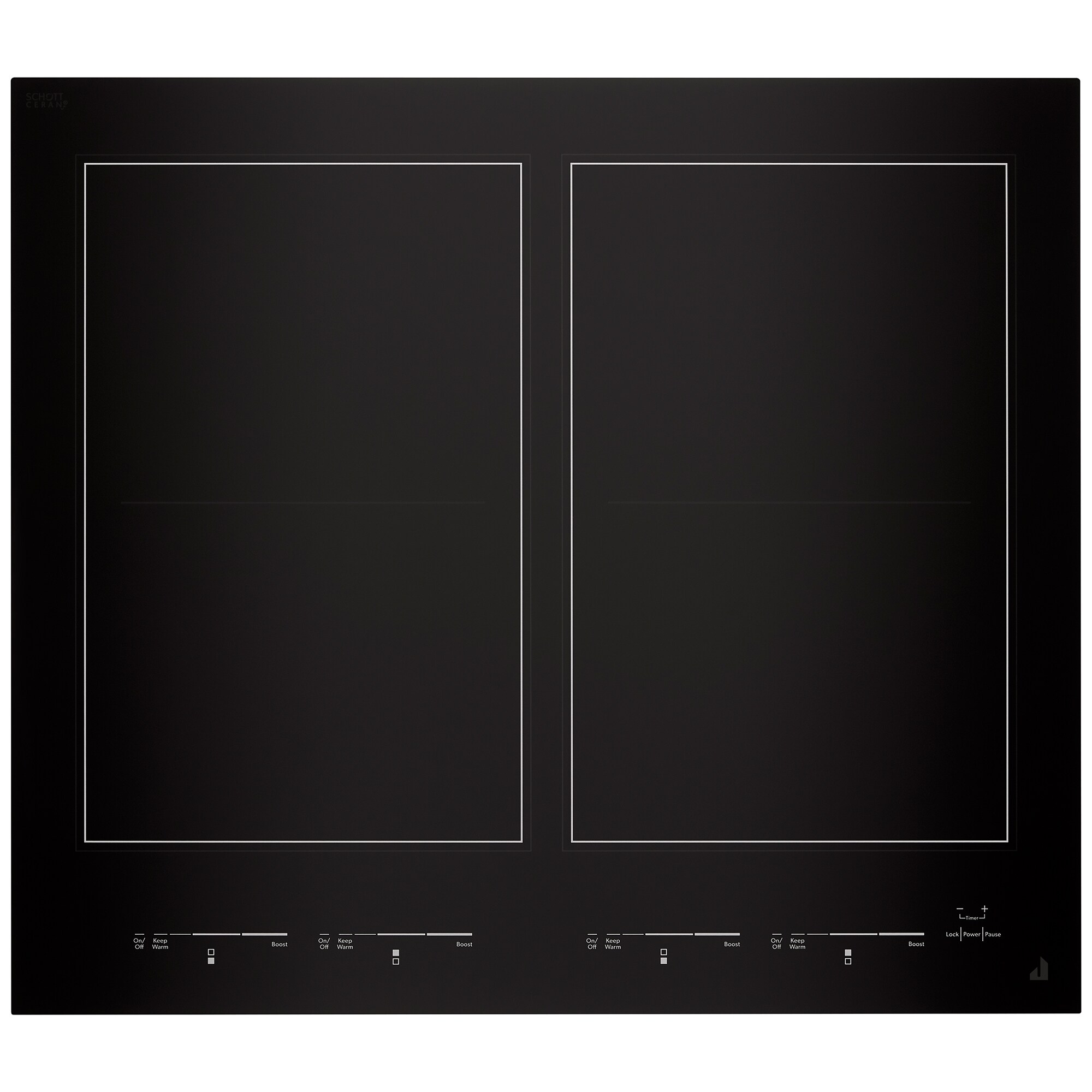 Jennair 24 Induction Cooktop With 2 Burners Black Pcrichard