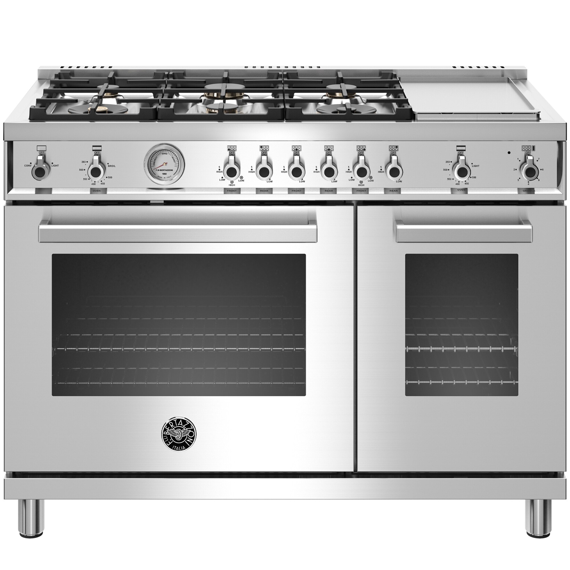 Bertazzoni Professional Series 48 6 Burner Free Standing Gas