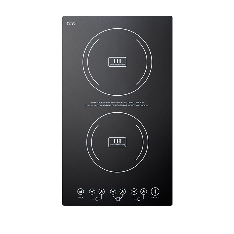 Summit 12 Induction Cooktop With 2 Burners Black Pcrichard