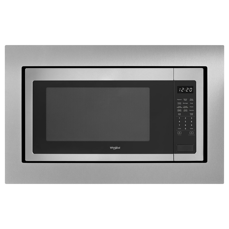 Whirlpool 2 2 Cu Ft Countertop Microwave Stainless Steel