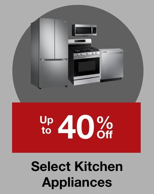 Up to 40% off select Kitchen Appliances