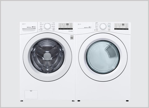 LG 27 in. Stackable Washer Dryer Set